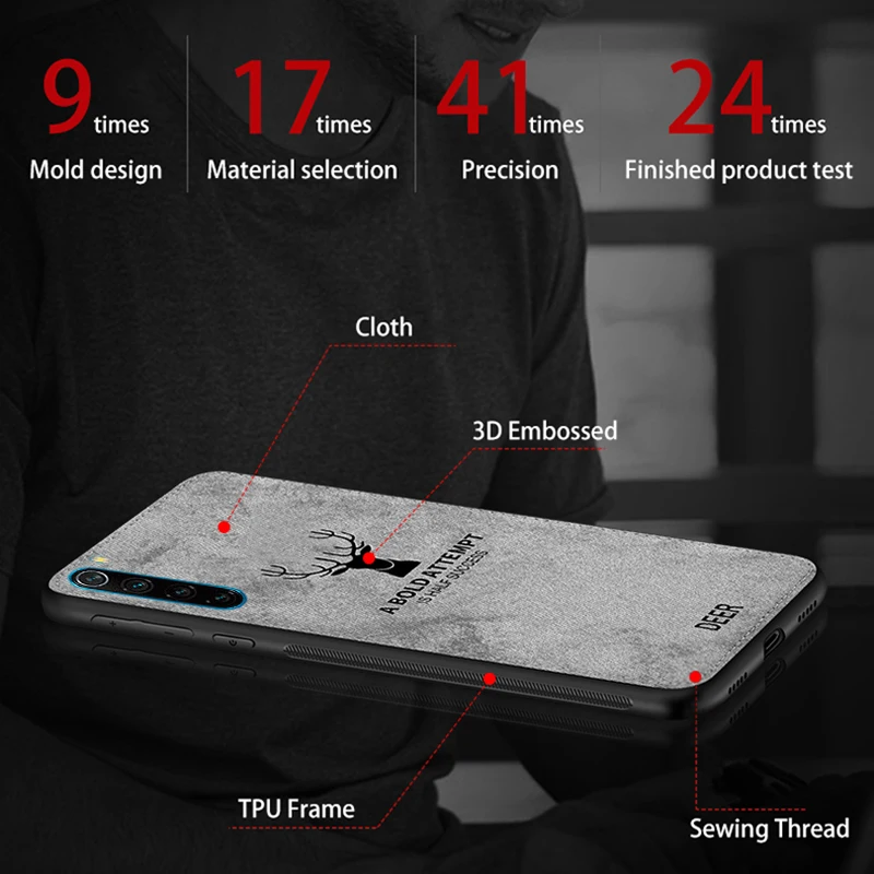 Тканевый чехол для телефона для Xiaomi redmi 8, чехол из мягкого ТПУ на 8T для Xiomi redmi note 8 pro redmi 8 note8 note8pro, защитный чехол