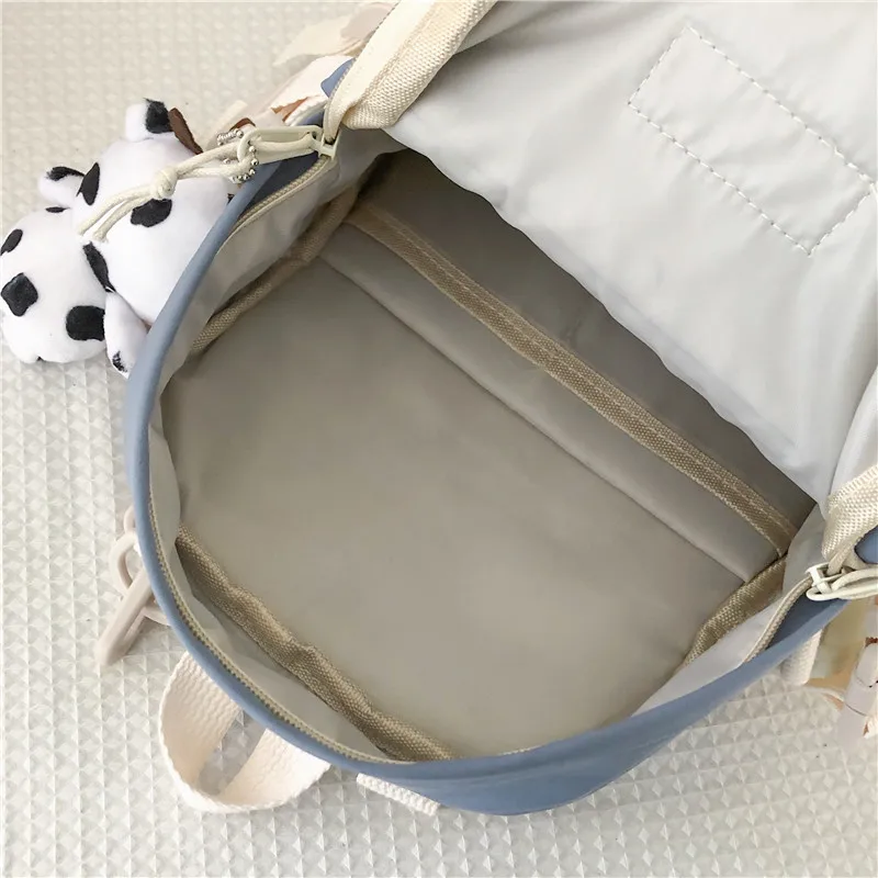 

Small Shoulder Bag Backpacks Women Nylon Fashion 2021 New Female Backpack For Teenage Girls Patchwork Bags Cute Trendy Hot