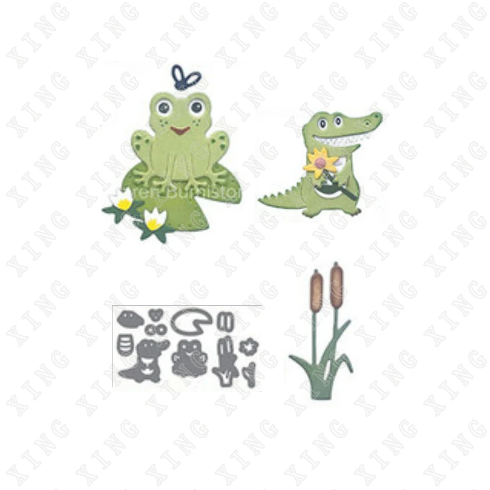 

Hot Selling Bayou Animals New Metal Cutting Dies Scrapbook Diary Decoration Embossing Template Diy Greeting Card Handmade