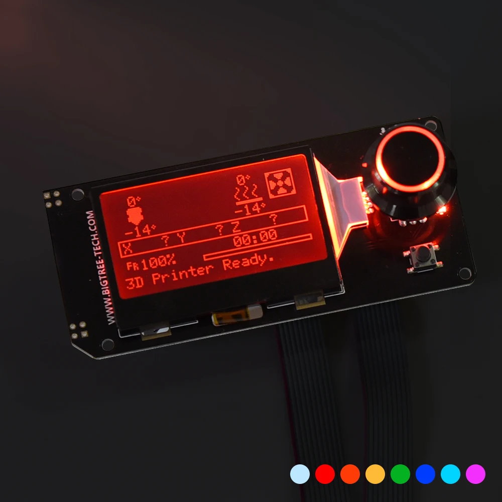 BIGTREETECH Mini 12864 V1.0 LCD Mini12864 экран дисплея 5V VORON 2.4 Поддержка Marlin SKR V1.4 Turbo 3D принтеры RAMPS 1