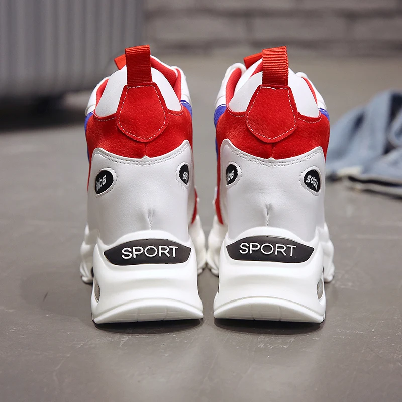 Женские кроссовки на массивной танкетке 10 см/3 9 дюйма дизайнерская обувь высокой