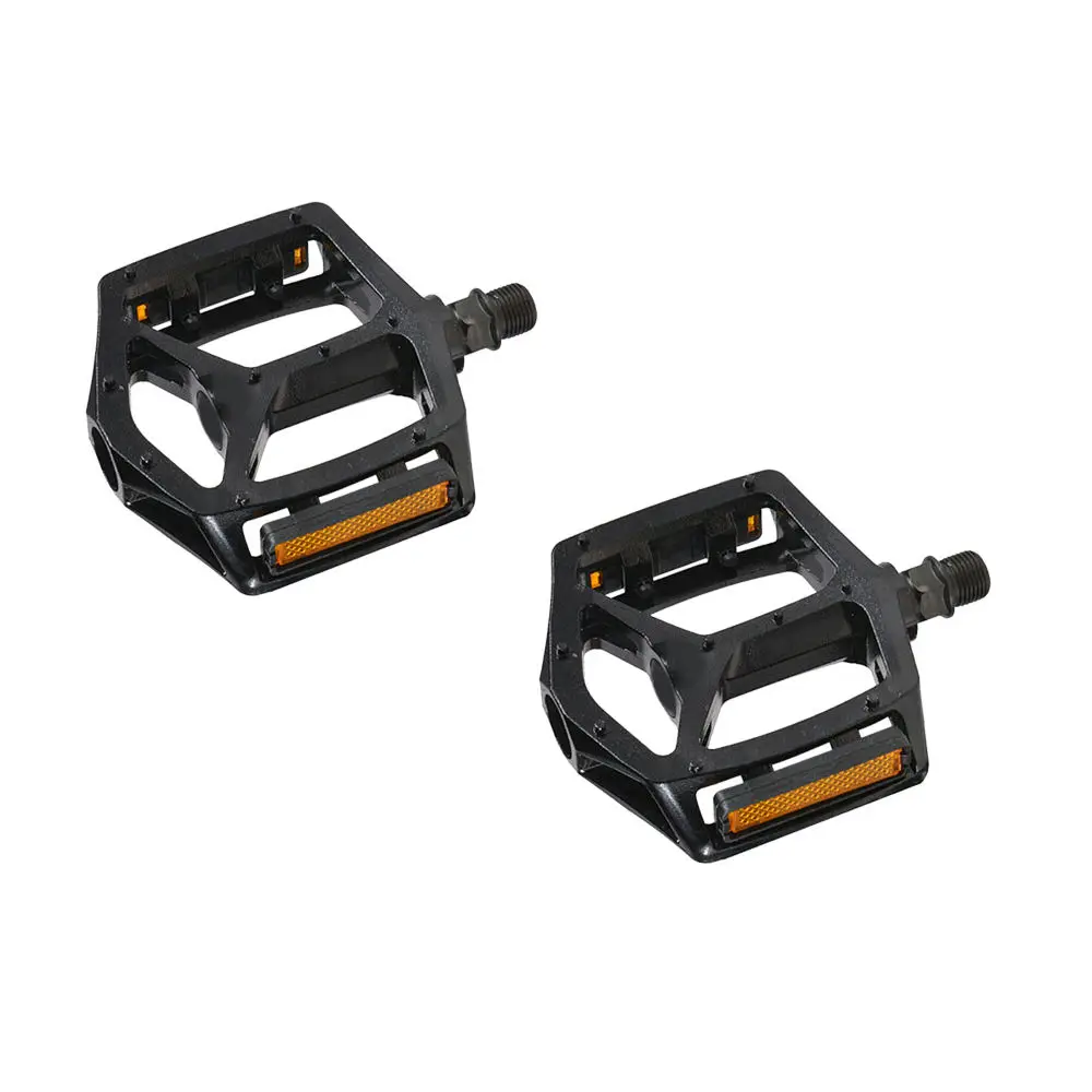 

B249 Black Bicycle Pedal Mountain Bike Bicycle Parts Bicycle Aluminum Alloy Flat Cage Pedal Bicycle Parts