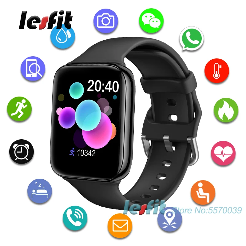 Смарт часы Lesfit с сенсорным экраном Bluetooth Android IOS|Смарт-часы| |