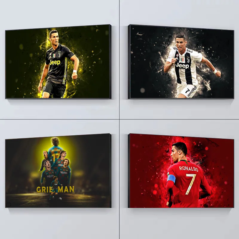 

Cuadro Wall Art Canvas Modern Famous Popular Football Star Poster Living Room Modular Picture Prints Bedroom Home Decor