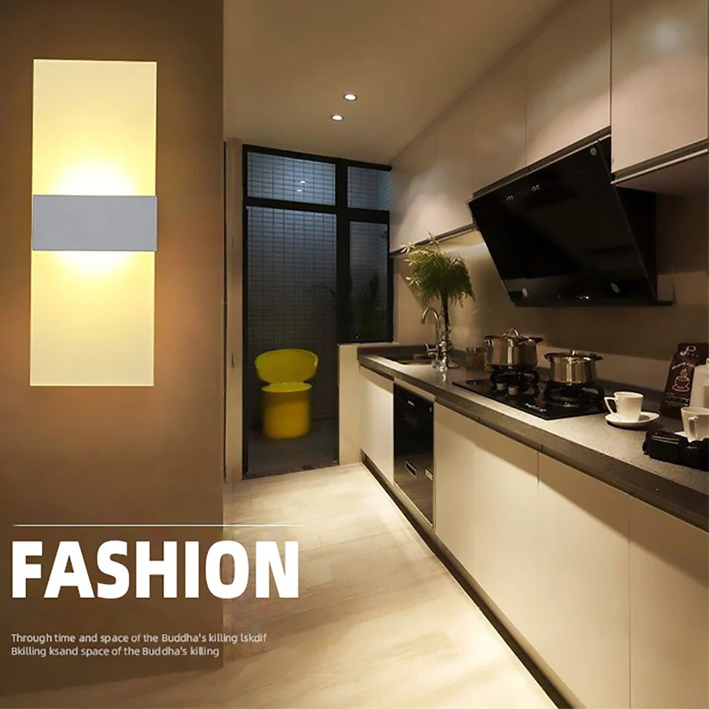 14/22 / 29 см светодиодный акриловый настенный светильник современный для гостиной