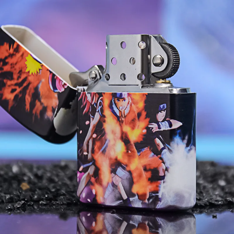 

Zorro animation personality creative authentic "Naru" pure copper paint kerosene male lighter