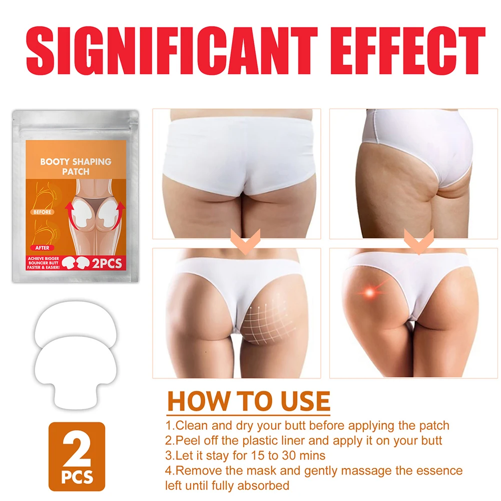 Sexy Butt-Lift Shaping Patch Set Buttocks Firming Quickly Strengthen Hip Up Cream Tightening Body Shaper Sticker | Красота и здоровье