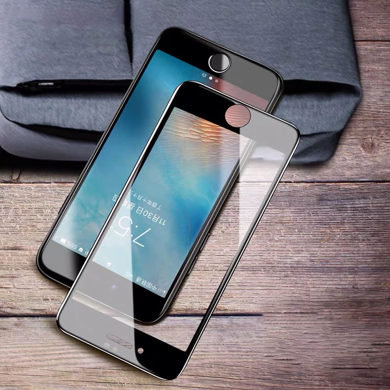 Защитное стекло на весь экран для Iphone Se 2020 8 7 6 s Plus закаленное 11 Pro Xs Max X Xr пленка с