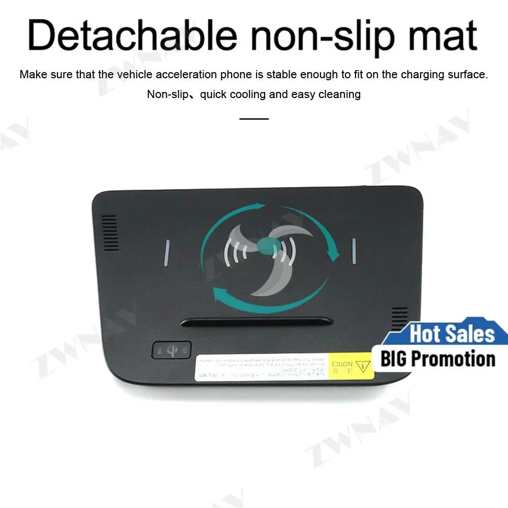 

Автомобильное инфракрасное Беспроводное зарядное устройство QI для KIA Sportage R 2017-2018, автомобильный держатель для телефона с быстрой беспроводной зарядкой для iphone/Samsung