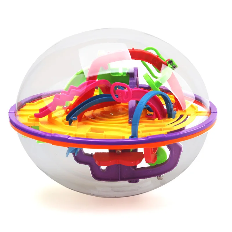 100 уровней 3D летающее блюдце волшебный Интеллектуальный пазл шар лабиринт игра