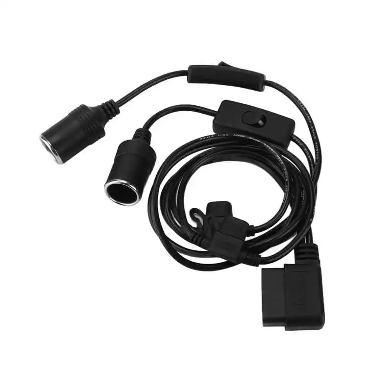 

OBD Power Supply Adapter Car Cigarette Plug Male Head for Repair