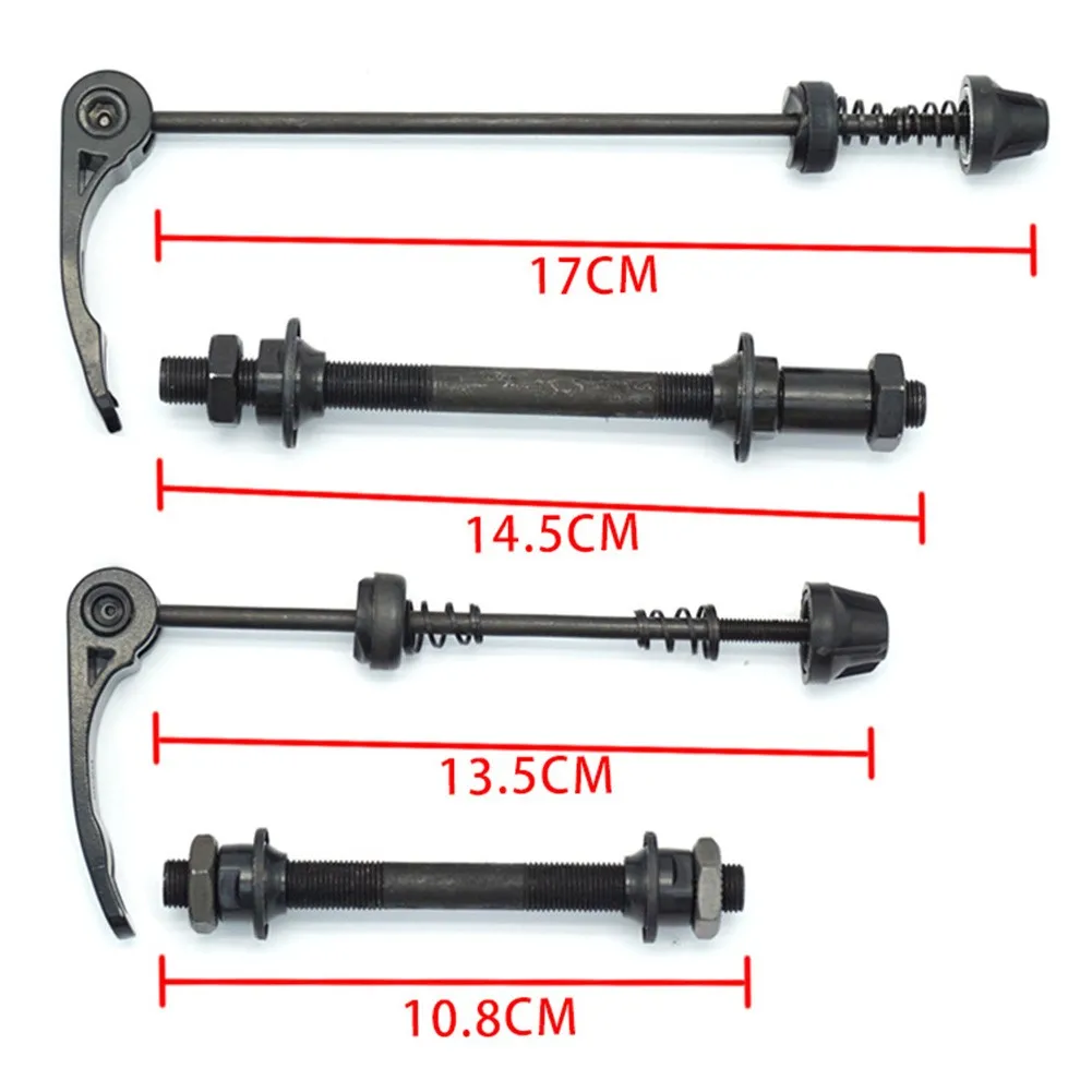 

4pcs Bike Axle Bicycle Cycle Wheel Mountain Front Rear Quick Release Set Skewers Axle Skin QR Tool Cycling Central Axis Newly