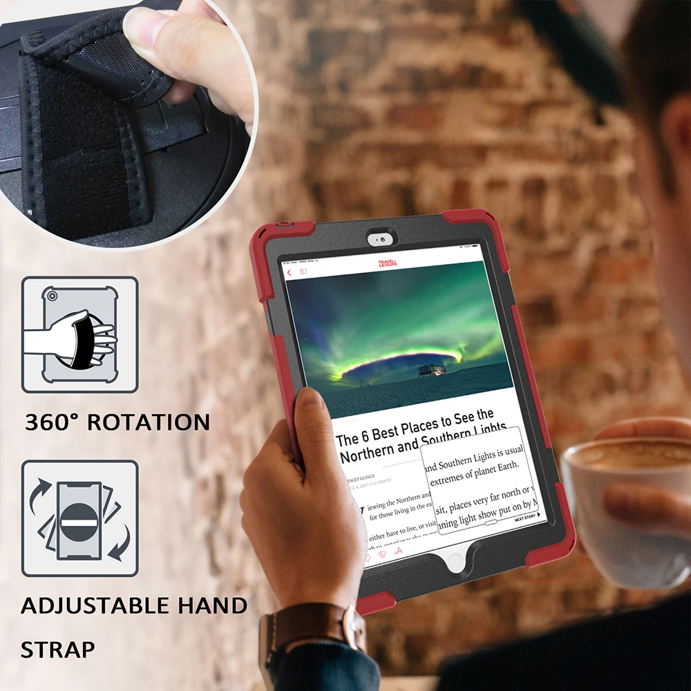 

Case for iPad 10.2 Heavy Armor Kids Shokproof Cover A2197 A2198 A2200 A2270 A2428 A2429 A2430 Funda Capa Tablet Shell