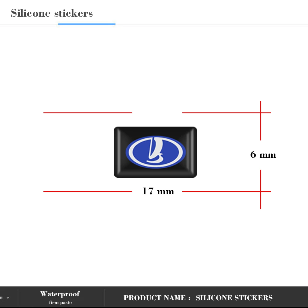10 шт. автомобильный Стайлинг рулевое колесо 3D Маленькая фотография наклейка для