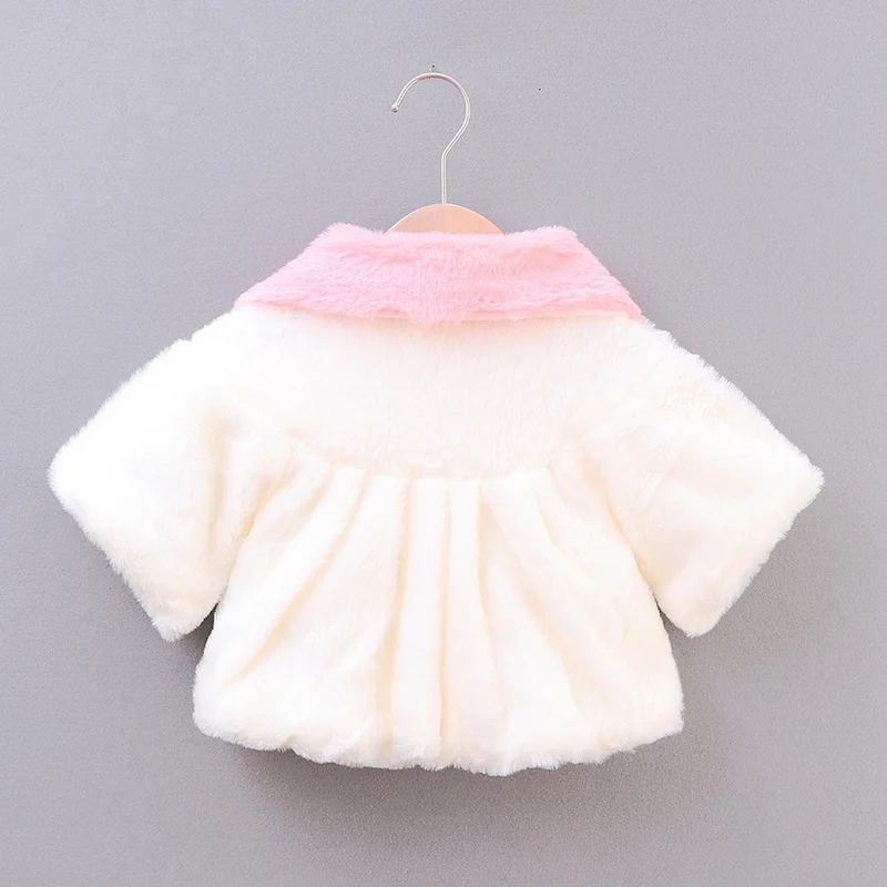 Детская одежда с жемчугом модное зимнее пальто для девочек теплая утепленная