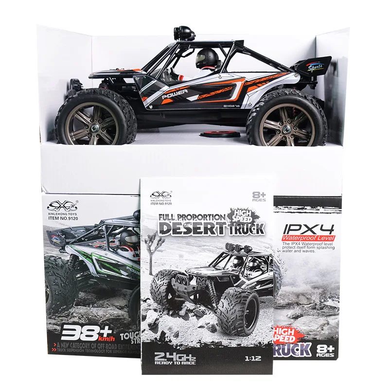 Гоночный автомобиль на радиоуправлении высокоскоростной Багги 2 4 ГГц с большой