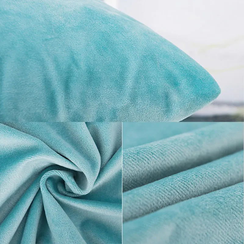 

Soft Velvet Pillow Cushion Cover Sofa Decorative Pillows Case for Living Room Sofa Home Car Solid Color Pillows Cover 23 Colors