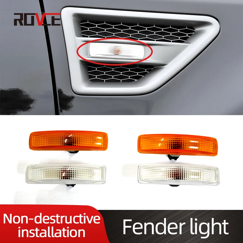 

ROVCE Dynamic Turn Signal Light Side Fender Marker Sequential Lamp For Land Rover DISCOVERY 3/4 L319 LR007954
