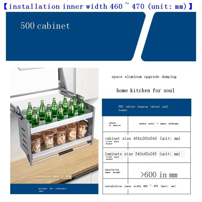 

Corredera Rangement Cuisine Accessories Pantries Cucina Stainless Steel Hanging Organizer Rack Cocina Kitchen Cabinet Basket