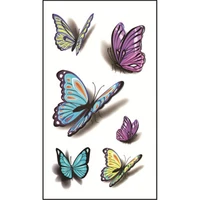 10pcslot temporary tattoo sticker new design animal abstract figure body art waist arm tattoo for men and female