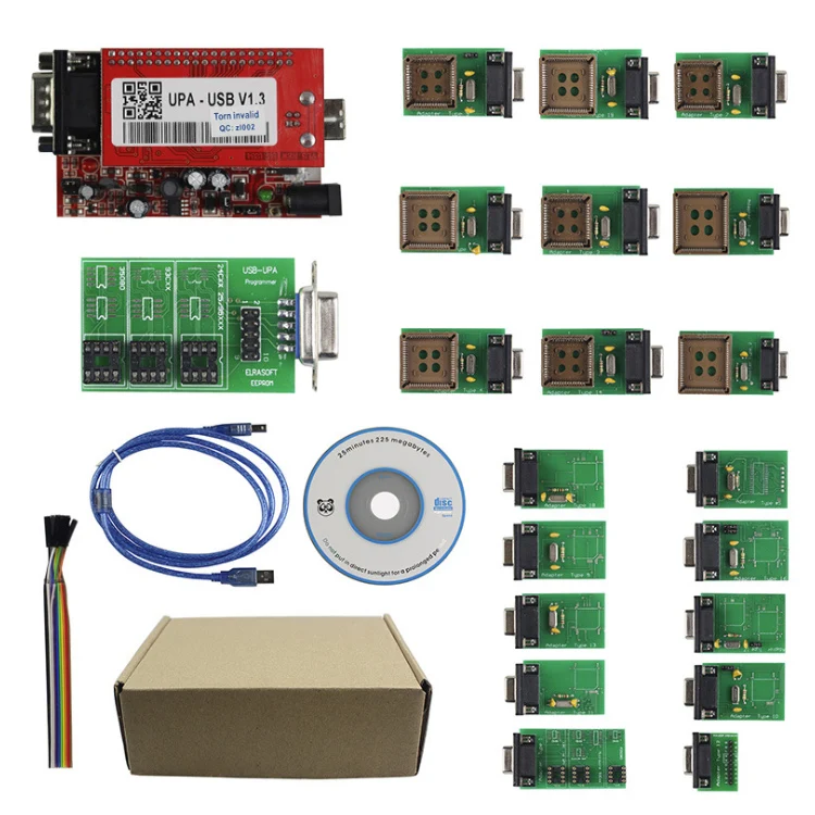 

Программатор автомобильных ключей UPA USB V1.3 с полными адаптерами
