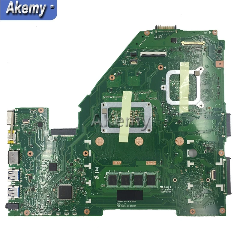 X550VX MB._4G/I7-6700HQ/AS Mainboard REV 2.0 For ASUS FX50V K550VX X550VQ Motherboard Test ok exchange!!! | Компьютеры и офис