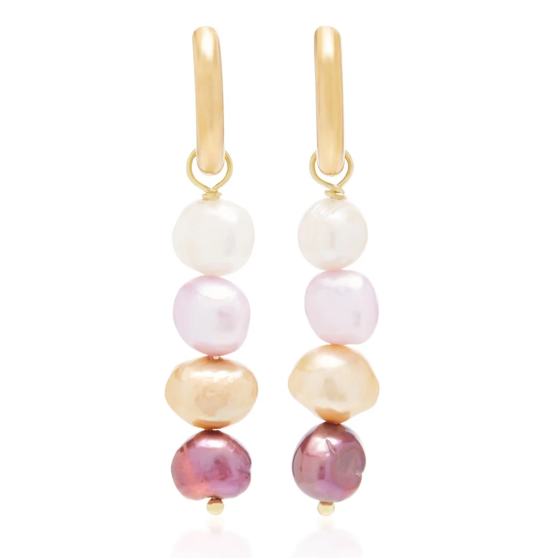 Элегантные женские темпераментные жемчужные серьги DM яркие изысканные висячие