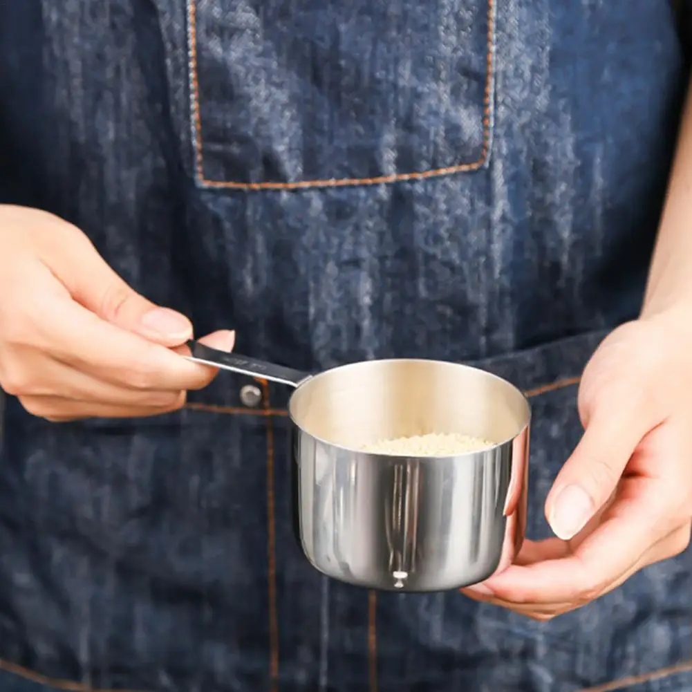 

4 Pcs Stainless Steel Measuring Cups And Spoon Set Kitchen Tools Kitchen With Graduated Spoonful Of Flour Seasoning