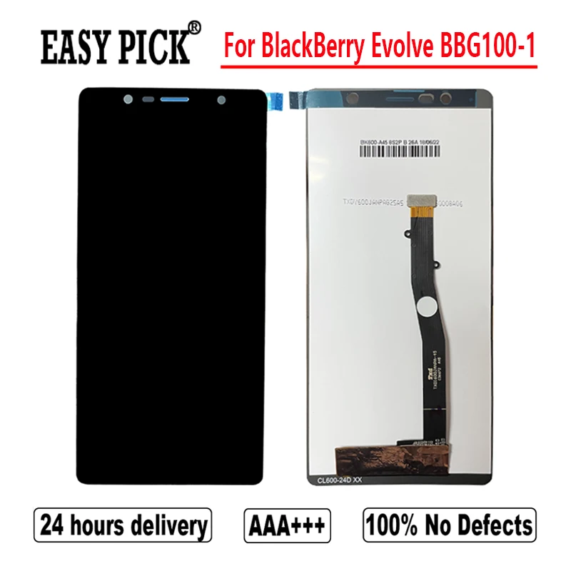 Для BlackBerry Evolve BBG100-1 ЖК-дисплей кодирующий преобразователь сенсорного экрана в
