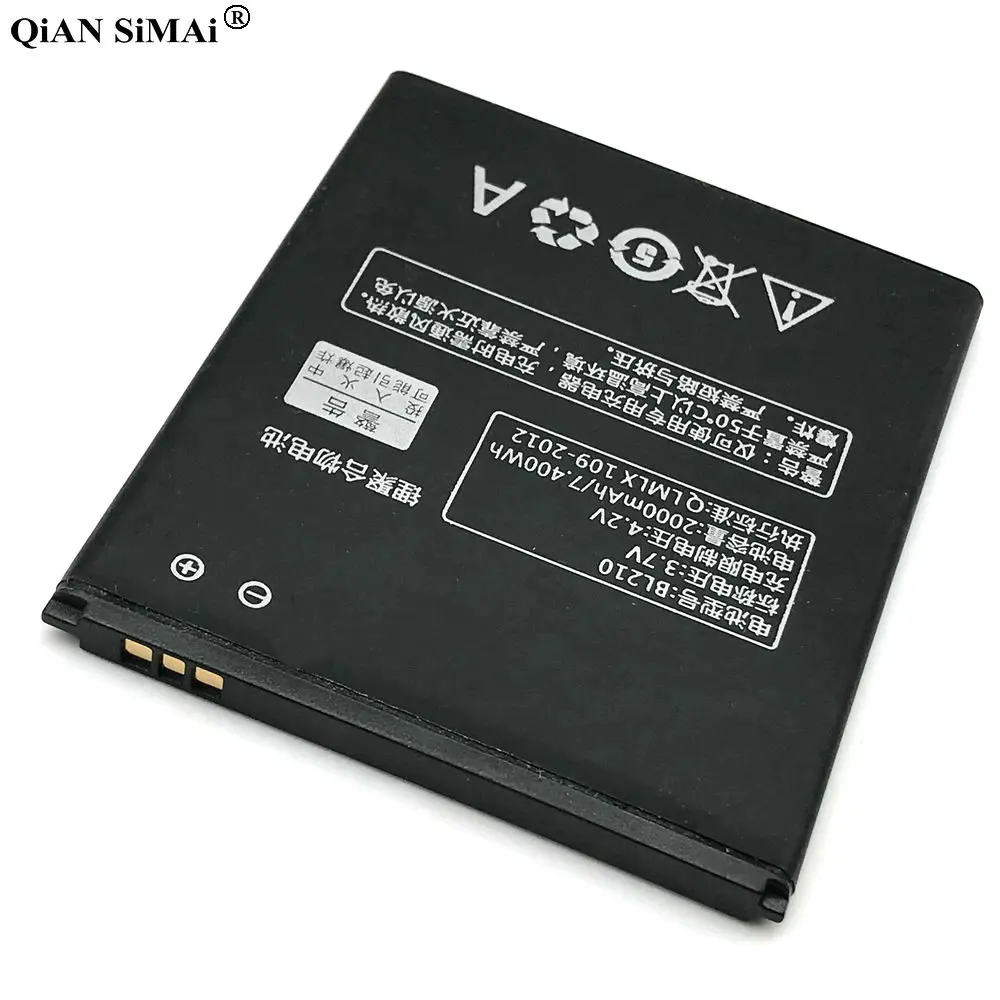 Новый BL 210 BL210 батарея для Lenovo A536 A606 S820 S820E A750E A770E A658T S650 A656 A766 мобильный телефон