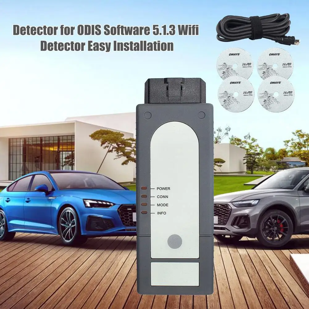 

One-click Installation Car Wifi Detector For ODIS Software 5.1.3 Wifi Detector Audi Diagnostic VCI Supports Wireless Connection