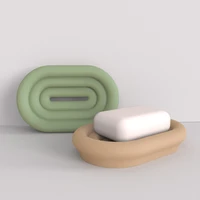cement soap tray silicone mold concrete soap tray creative bracket mold nordic simple design bathroom tools diy molds