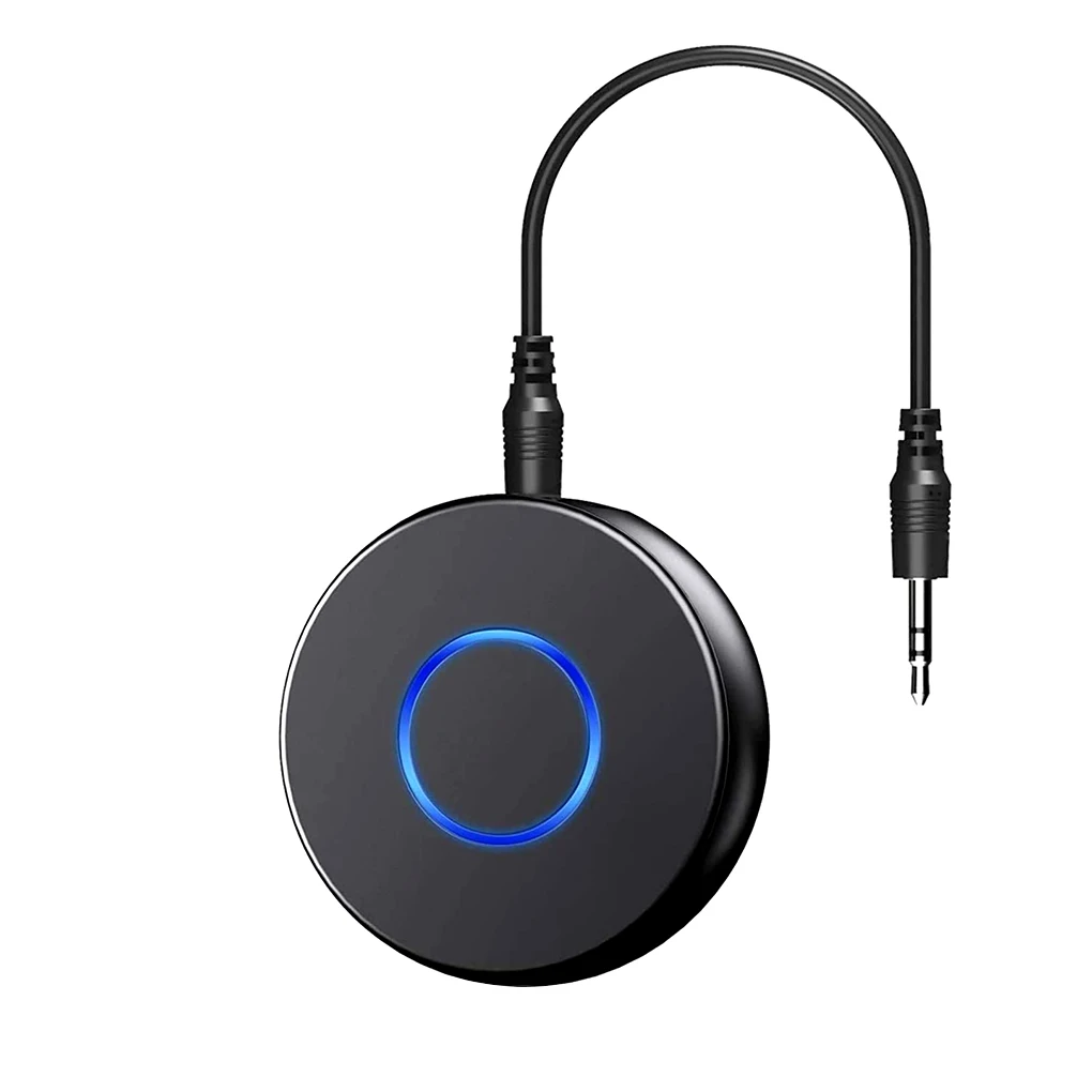 

Портативный автомобильный аудио приемник пластиковый Автомобильный приемник Bluetooth-совместимый V4.1 Hands-free 3,5 мм Jack Music Aux аудио адаптер для авт...
