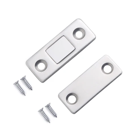 Naierdi 2pcs/set captura el gabinete magnético captura las paradas de la puerta del imán.