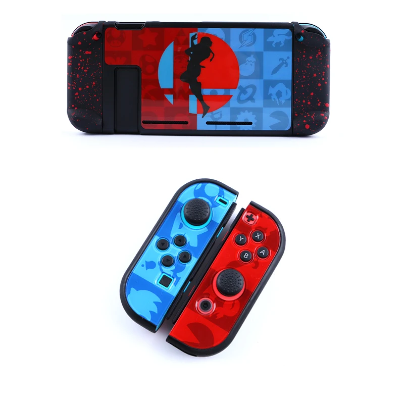 Прозрачный защитный чехол жесткий с красочным рисунком в твердом переплете