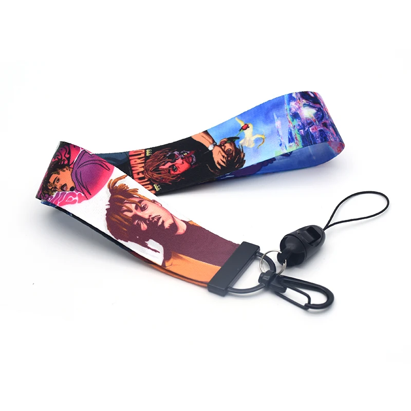 

30pcs/lot Hip Hop Singer Juice WRLD Lanyard Music Superstar Lanyards Phone Case Lanyard for Keys Neck Straps Keychain A240