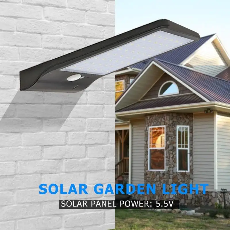 

114/100 LED Solar Light Outdoor Solar Lamp PIR Motion Sensor Wall Light Waterproof Sunlight Powered Garden street light