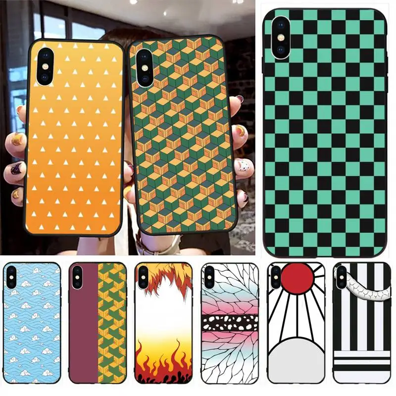 

Demon Slayer Tanjirou Phone Case for iphone 12 Mini SE 2020 5 5S 6 6S Plus 7 8 Plus X XR XS 11 Pro Max Fundas Coque cover