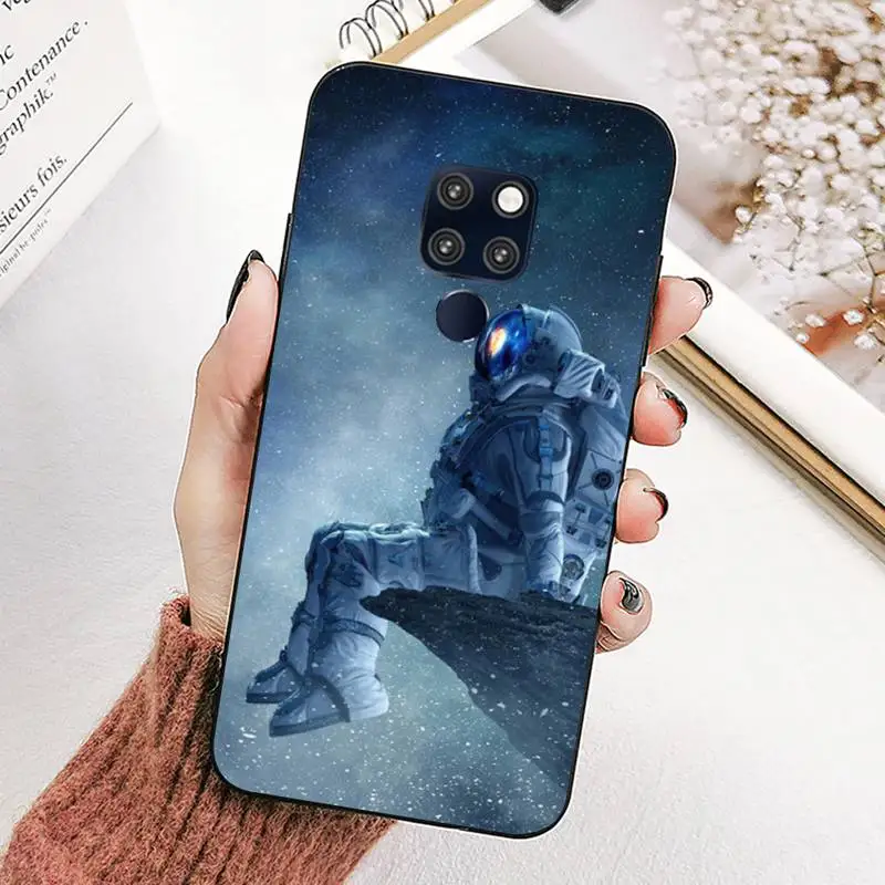 FHNBLJ Moskado Space Astronauts Moon Pattern Phone Case for Huawei Mate 20 10 9 40 30 lite pro X Nova 2 3i 7se | Мобильные телефоны