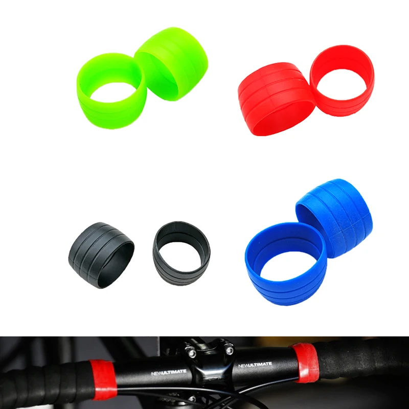 2Pcs Bicycle Handlebar Tape Fixing Loops Road Bike Handle Grip Wrap Holding Rings Cycling Bartape Strap Belt Fasten Sleeve Blue | Спорт и
