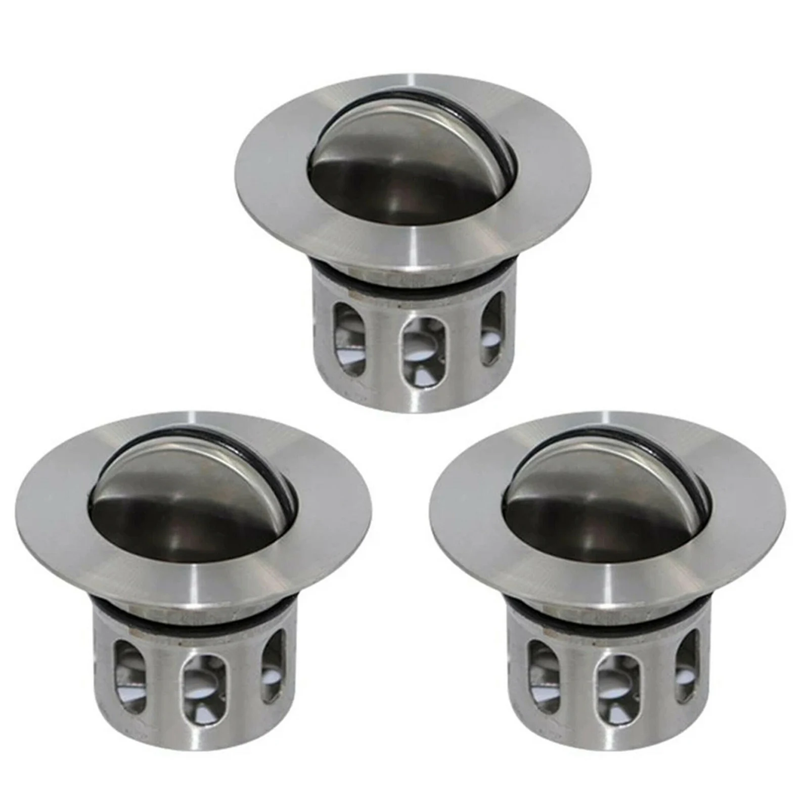 1/3/5pc Universal Wash Basin Bounce Drain Filter Sink Vanity Stopper Bathroom Accessories Bathtub Plug Hair Catcher Faucet | Обустройство