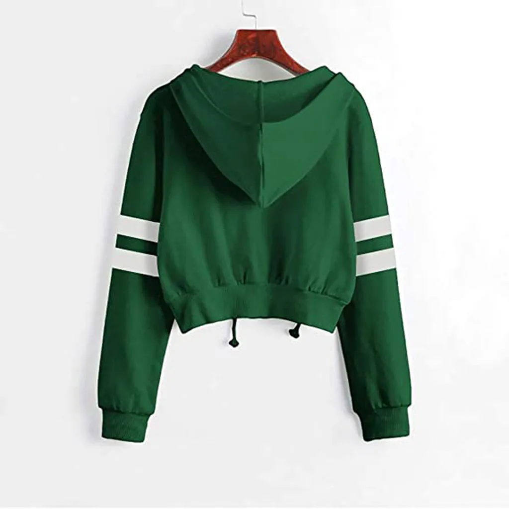 new sweatshirt women Solid Color Short Zipper Long Sleeve Hooded high quality sweetshirts sudadera mujer sweat femme