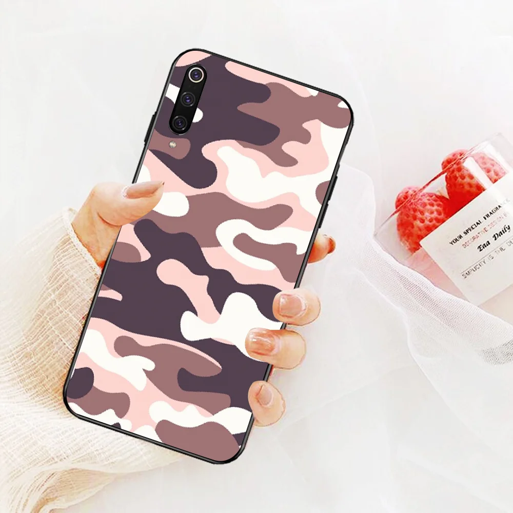 Чехол для телефона камуфляжный армейский черный Xiaomi 8 9 se 5X Redmi 6pro 6A 4X 7 5plus note 5