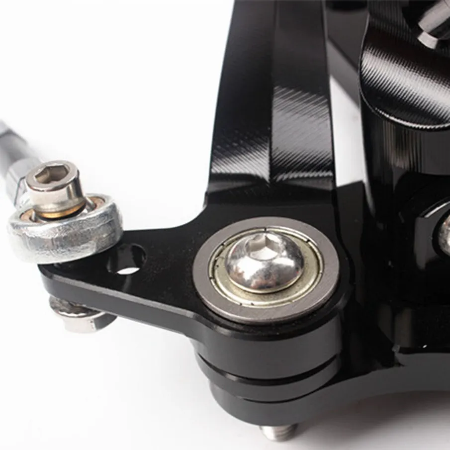 

CNC Adjustable Rearsets Footrest Foot Pegs Aluminum For Kawasaki Z900 2017-2018 black