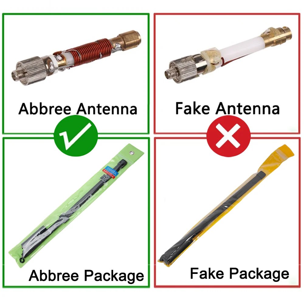 ABBREE SMA-Женская Двухдиапазонная Складная тактическая антенна с высоким