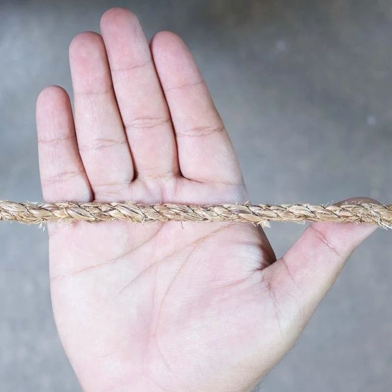 Веревки из натурального джута 3 нити рулоны конопляной ткани скрученный шнур