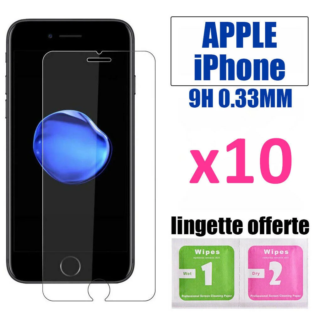 

FILM VITRE PROTECTION ECRAN VERRE TREMPE FOR IPHONE 11 PRO MAX 6 7 8 PLUS X XR XS