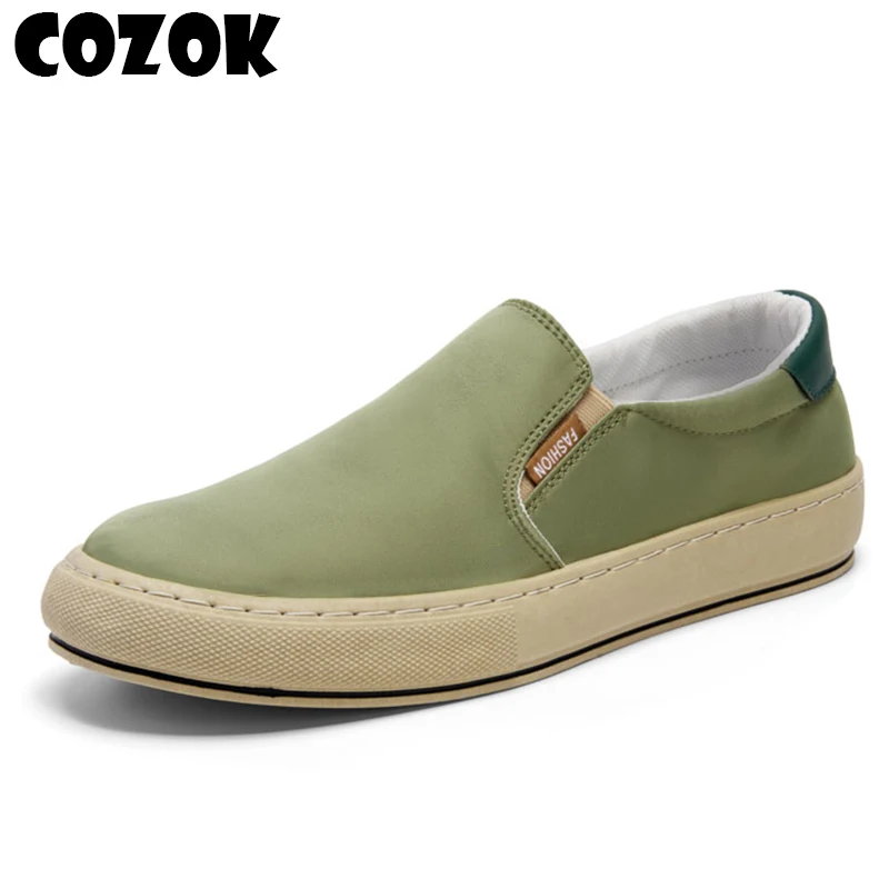 

Stylish Men Canvas Shoes Hard-wearing Casual Male Footwear Summer New Umbrella Cloth Sneaker Outdoor Slip-on Breathable Shoes 44