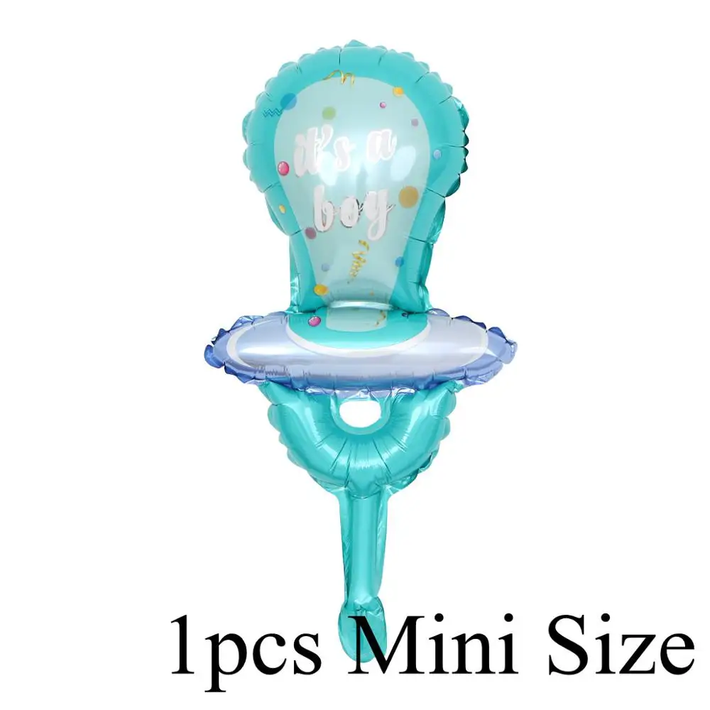 1pcs as the picture 5 шт./лот мини малыш душ мальчики девочки праздник украшения из фольги шары коляска гелиевые шары день рождения поставки globos - Цвет: 1pcs as the picture