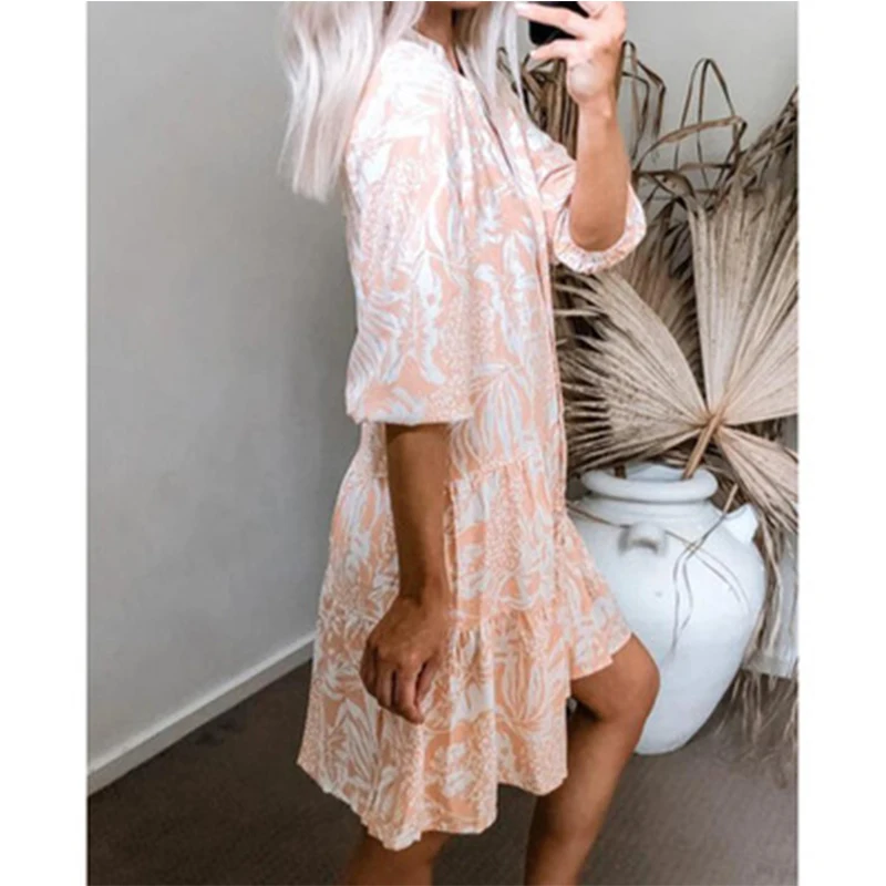 

traf za 202021 harajuku short sleeve printed dress woman fairycore sexy girl abaya kpytomoaing zaraing